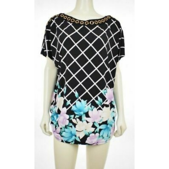 Jm Collection Boat-Neck Dolman-Sleeve Top - Picture 3 of 6